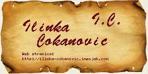 Ilinka Čokanović vizit kartica